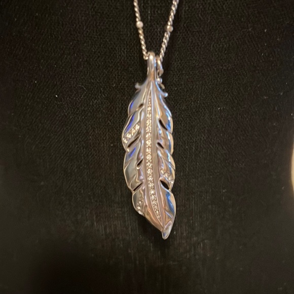 Brighton Jewelry - Brighton Contempo Ice Feather Covertible Reversible necklace. Rare.